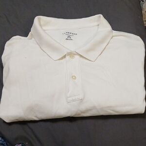 Lands' End Men's Classic Cream Polo